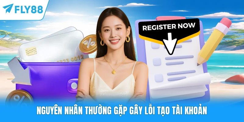 Đăng Ký FLY88 Nguyên nhân thường gặp gây lỗi tạo tài khoản