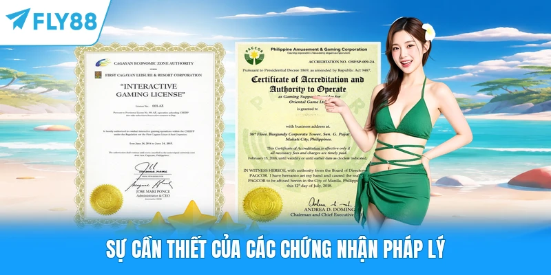 Giấy Phép Hoạt Động FLY88 Sự cần thiết của các chứng nhận pháp lý